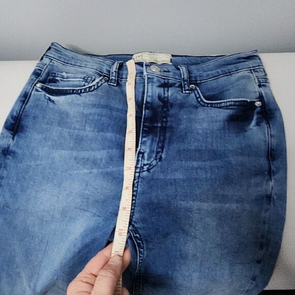Free People Blown Out Knee Skinny Jeans - Size 27L - Picture 6 of 6